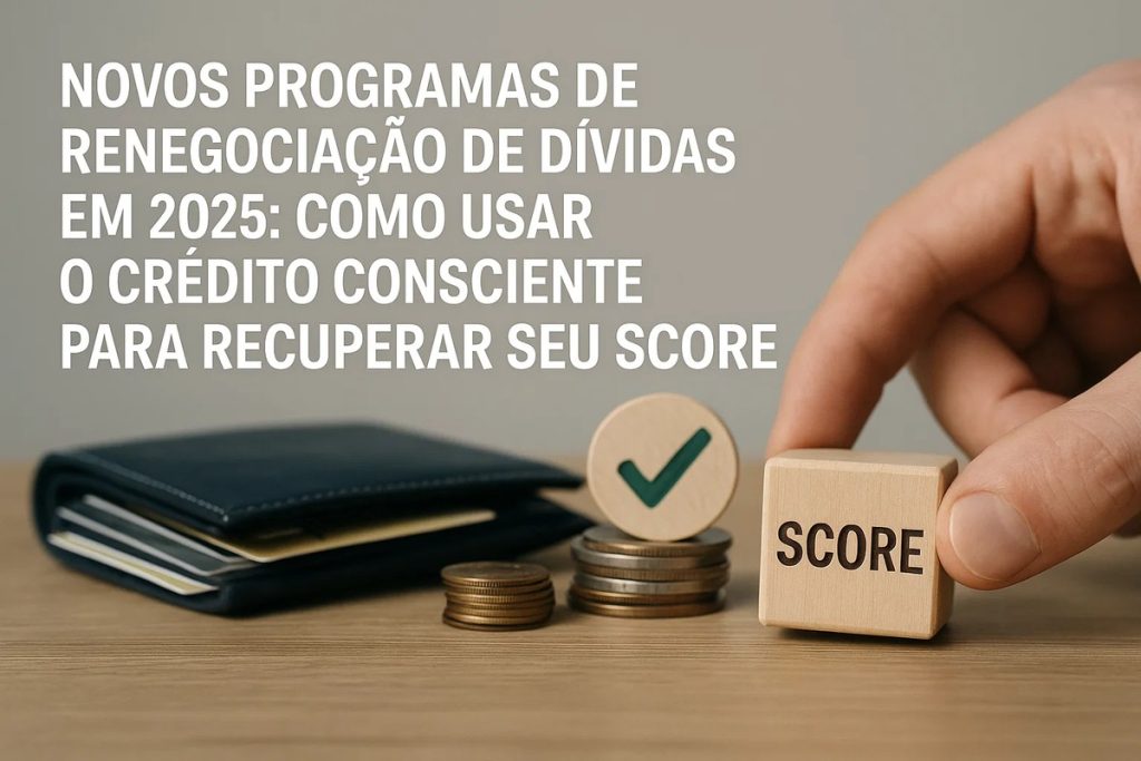 Novos programas de renegociação de dívidas em 2025: como usar o crédito consciente para recuperar seu score