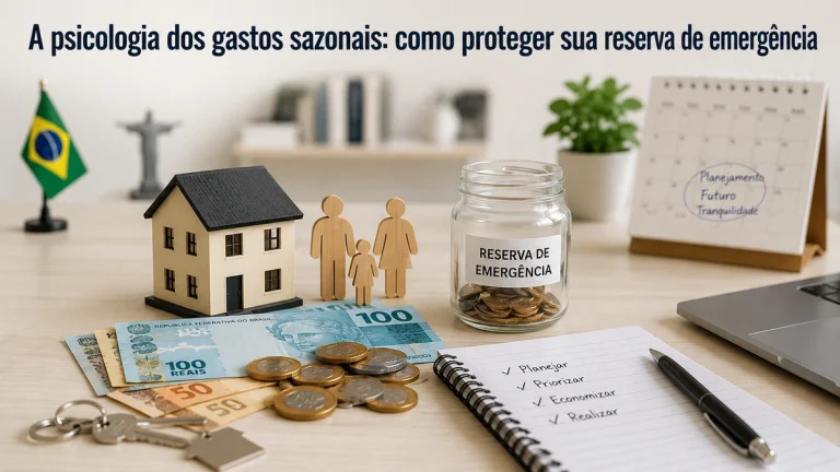 A psicologia dos gastos sazonais: como proteger sua reserva de emergência
